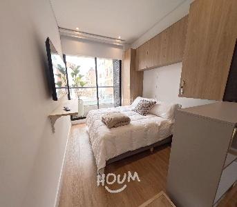 Apartamento de 1 alcoba en arriendo en Usaquen, Bogotá, 27 m² · foto 5 de 11