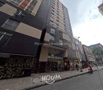 Apartamento de 1 alcoba en arriendo en Santa Fe, Bogotá, 27 m² · foto 10 de 10