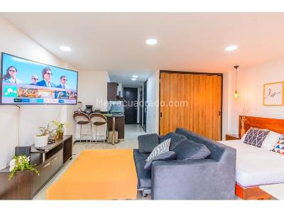 Apartaestudio en venta en El Poblado Las Lomas, Medellín, 45 m² · foto 3 de 6
