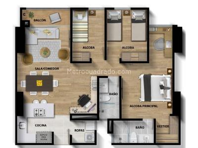 Apartamento en venta en Alameda, Bogotá · foto 5 de 15