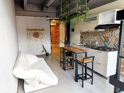 Apartamento de 1 alcoba en arriendo en Laureles, Medellín, 38 m² · foto 3 de 8
