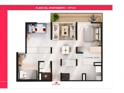 Apartamento en venta en Calasanz, Medellín · foto 17 de 20