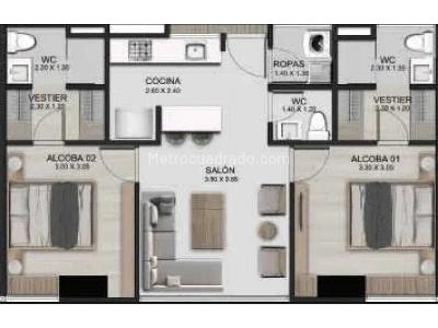 Apartamento en venta en El Poblado, Medellín · foto 9 de 18