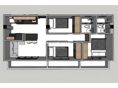 Apartamento de 3 alcobas en venta en Santa Ana, Floridablanca, 52 m² · foto 2 de 2