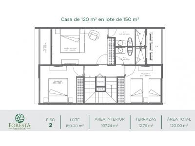 Casa de 3 alcobas en venta en Norte Cartagena, Cartagena, 118 m² · foto 9 de 19
