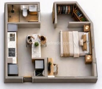 Apartaestudio en venta en San Isidro, Itagüí, 35 m² · foto 5 de 7