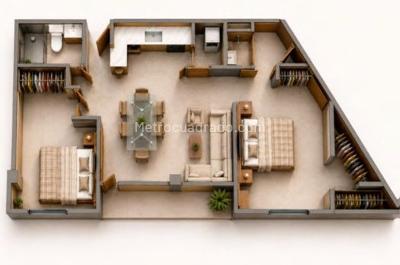 Apartaestudio en venta en San Isidro, Itagüí, 35 m² · foto 6 de 7