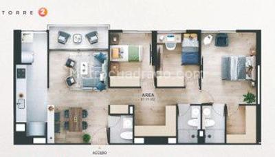 Apartamento en venta en El Carmelo, Sabaneta · foto 18 de 18
