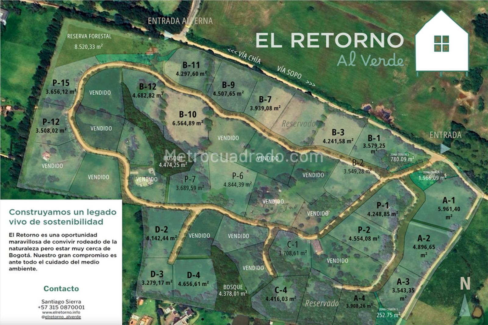 Venta de Lote en Vereda mercenarios parcelacion el retorno - Sopo ...