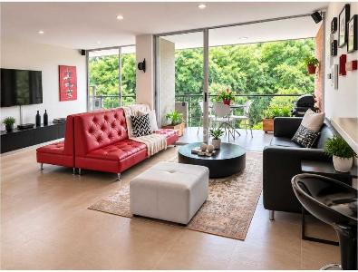 Apartamento de 2 alcobas en venta en El Poblado El Tesoro, Medellín, 118 m² · foto 2 de 20