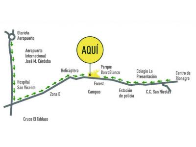Apartamento de 2 alcobas en venta en Jose Maria Cordova, Rionegro, 62 m² · foto 3 de 5