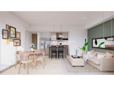 Apartamento de 2 alcobas en venta en Jose Maria Cordova, Rionegro, 62 m² · foto 4 de 5