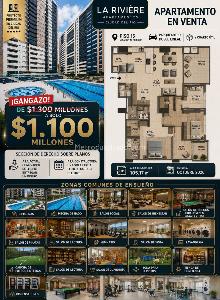 Apartamento de 3 alcobas en venta en Ciudad Del Rio, Medellín, 105 m² · foto 2 de 12
