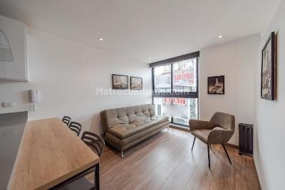 Apartamento de 1 alcoba en arriendo en Los Cedros Oriental, Bogotá, 41 m² · foto 2 de 19