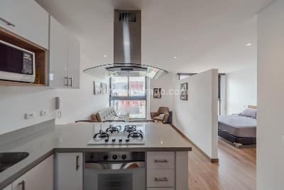 Apartamento de 1 alcoba en arriendo en Los Cedros Oriental, Bogotá, 41 m² · foto 12 de 19