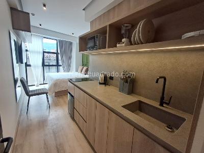Apartamento de 1 alcoba en arriendo en Belen, Medellín, 28 m² · foto 5 de 6