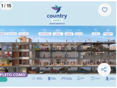 Apartamento en venta en Country Paradise, Chía · foto 19 de 20