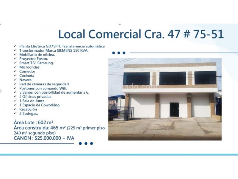 Local Comercial en Arriendo, Porvenir, Barranquilla - Vista 3