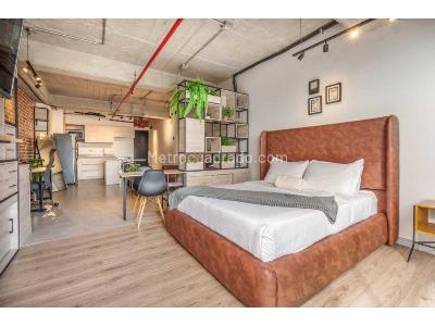 Apartaestudio en arriendo en Laureles, Medellín, 52 m² · foto 3 de 7