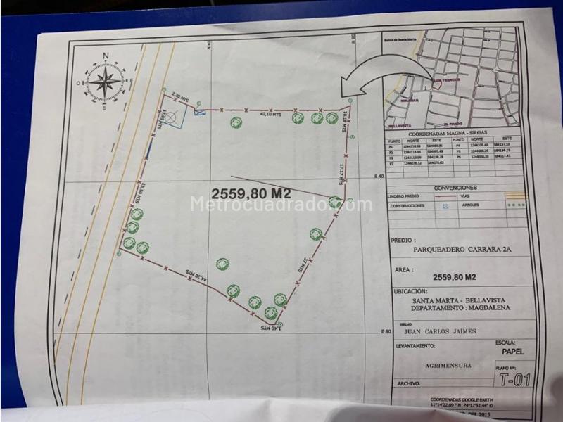 Lote en Venta, Bellavista Los Cocos, Santa Marta - Vista 3