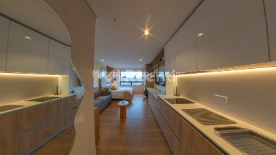 Apartamento de 1 alcoba en arriendo en El Recuerdo, Bogotá, 32 m² · foto 3 de 7
