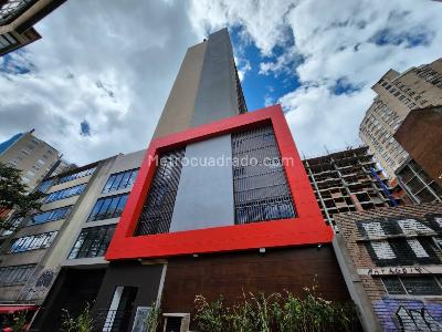 Apartaestudio en arriendo en Las Nieves, Bogotá, 28 m² · foto 2 de 17