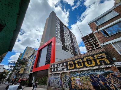 Apartaestudio en arriendo en Las Nieves, Bogotá, 28 m² · foto 3 de 17