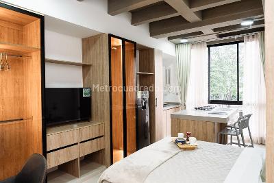 Apartaestudio en arriendo en Prados Del Norte, Cali, 28 m² · foto 3 de 12