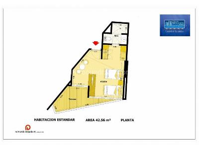 Apartamento de 1 alcoba en venta en Zona Norte La Boquilla, Cartagena, 42 m² · foto 2 de 20