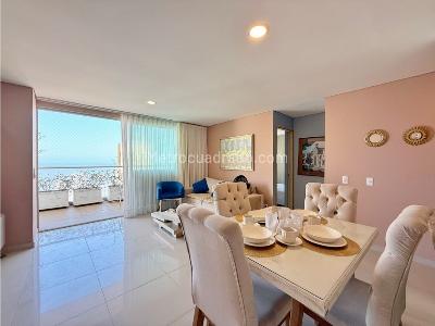 Apartamento de 3 alcobas en venta en Zona Residencial Marbella, Cartagena, 98 m² · foto 3 de 15