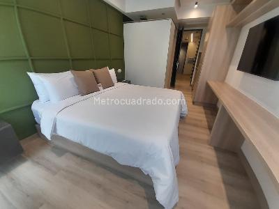 Apartamento de 1 alcoba en arriendo en Conquistadores, Medellín, 30 m² · foto 2 de 12