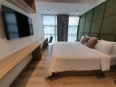 Apartamento de 1 alcoba en arriendo en Conquistadores, Medellín, 30 m² · foto 3 de 12