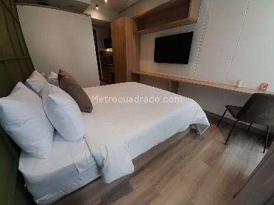 Apartamento de 1 alcoba en arriendo en Conquistadores, Medellín, 30 m² · foto 4 de 12