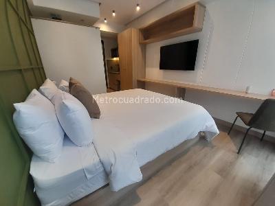 Apartamento de 1 alcoba en arriendo en Conquistadores, Medellín, 30 m² · foto 7 de 12