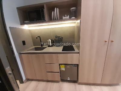 Apartamento de 1 alcoba en arriendo en Conquistadores, Medellín, 30 m² · foto 9 de 12
