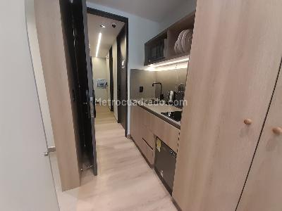 Apartamento de 1 alcoba en arriendo en Conquistadores, Medellín, 30 m² · foto 11 de 12