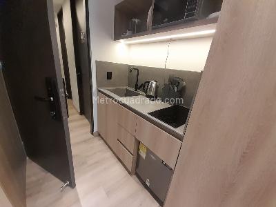 Apartamento de 1 alcoba en arriendo en Conquistadores, Medellín, 30 m² · foto 8 de 10