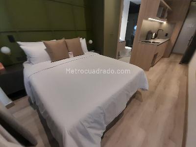 Apartamento de 1 alcoba en arriendo en Conquistadores, Medellín, 30 m² · foto 5 de 11