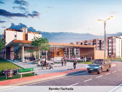 Apartamento de 3 alcobas en venta en El Pomar, Cajicá, 60 m² · foto 2 de 13