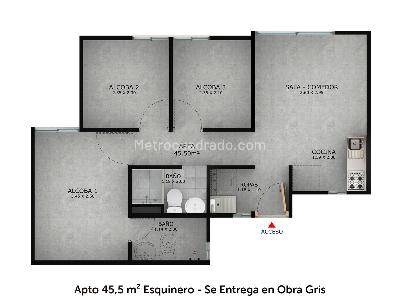 Apartamento en venta en Villa Lady, Mosquera · foto 11 de 12