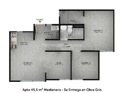 Apartamento en venta en Villa Lady, Mosquera · foto 9 de 12