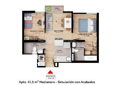 Apartamento de 2 alcobas en venta en Fontibon, Bogotá, 36 m² · foto 19 de 19