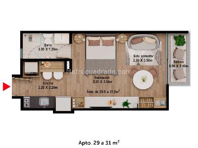 Apartamento en venta en Las Americas, Bogotá · foto 2 de 18