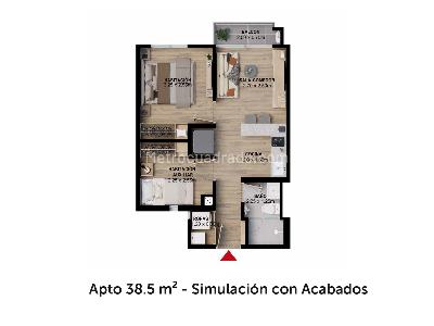 Apartamento en venta en Delicias Norte, Chía · foto 10 de 11