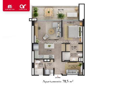 Apartamento en venta en Manzanillo Del Mar, Cartagena · foto 11 de 11