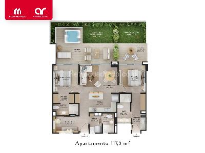 Apartamento en venta en Manzanillo Del Mar, Cartagena · foto 12 de 12