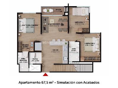 Apartamento en venta en Km 1.5 Vía Cajicá – Zipaquirá, Cajicá · foto 15 de 16