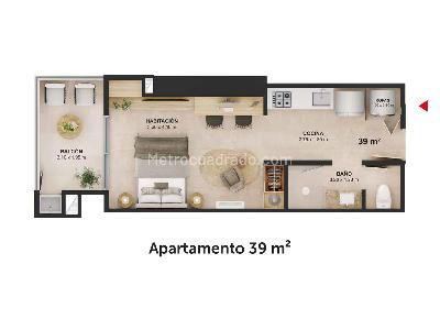 Apartamento en venta en Pozos Colorados, Santa Marta · foto 4 de 4
