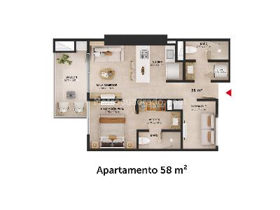 Apartamento en venta en Pozos Colorados, Santa Marta · foto 6 de 6