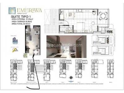 Apartaestudio en venta en Bello Horizonte, Santa Marta, 40 m² · foto 9 de 12